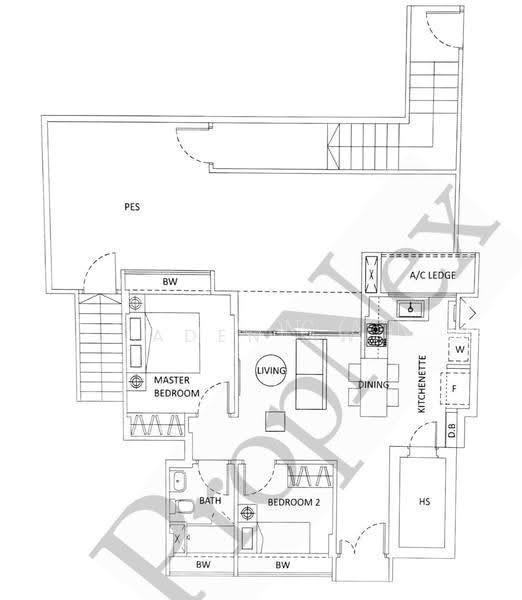 Rosewood Suites, S$ 1,147,000, 1,141 sqft, Condos - Condominium