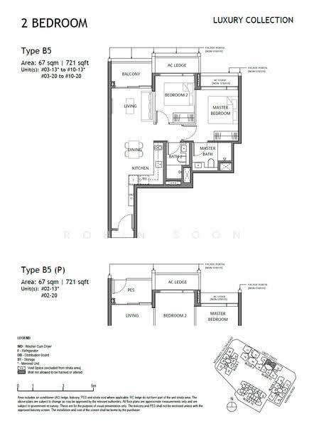 The Robertson Opus, S$ 2,175,000, 721 sqft, Condos - Condominium