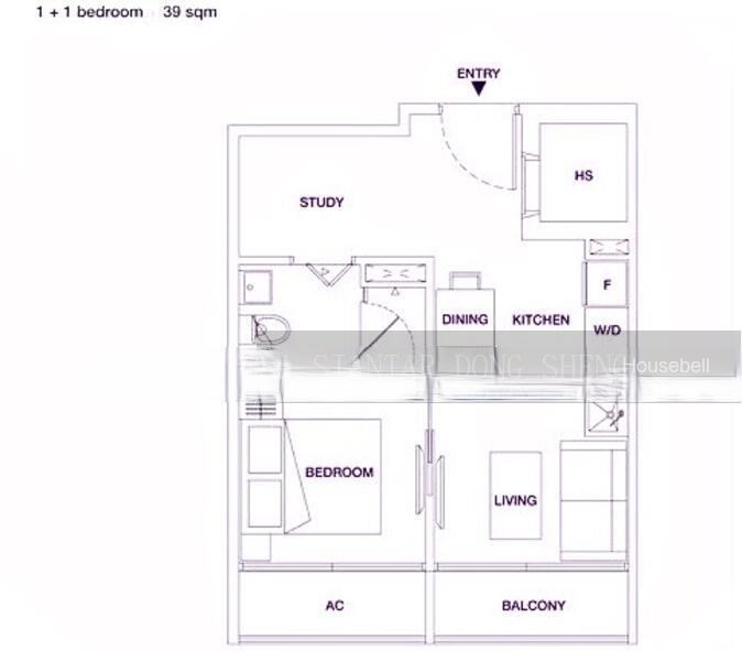 Edenz Loft, S$ 670,000, 420 sqft, 公寓 - Apartment