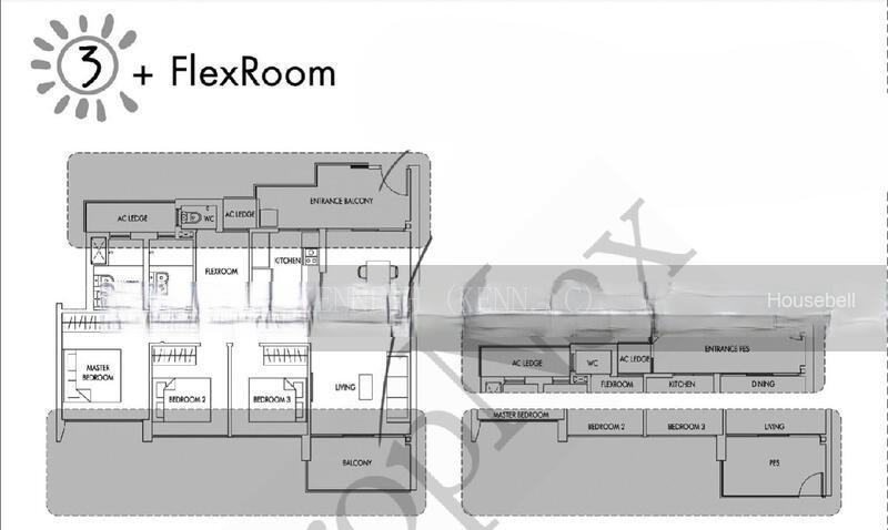 Sol Acres, S$ 1,650,000 (可协商价格), 1,098 sqft, 公寓 - Excutive Condominium