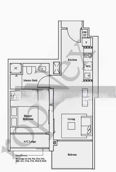 Avenue South Residence, S$ 1,050,000, 527 sqft, 公寓 - Condominium