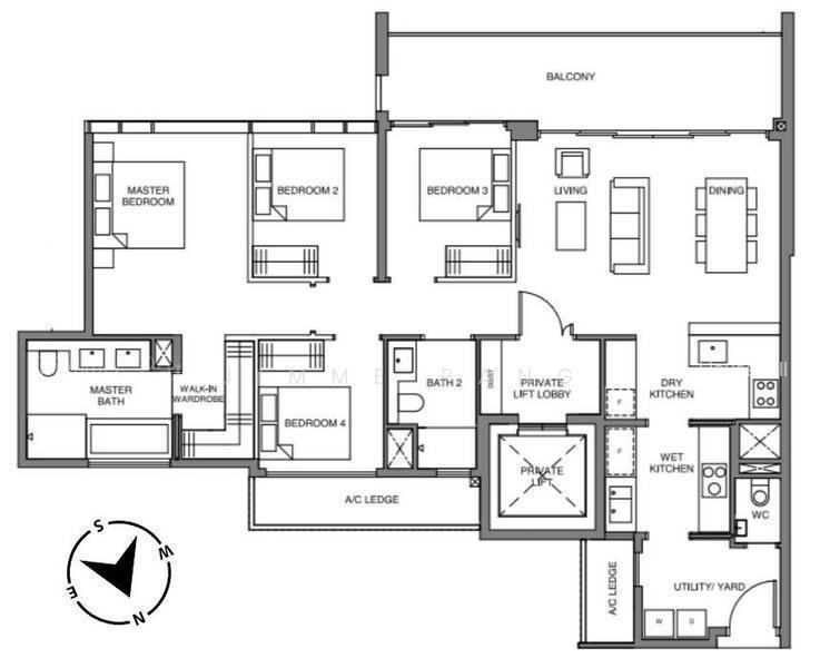 Leedon Green, S$ 5,138,000, 1,496 sqft, Condos - Condominium