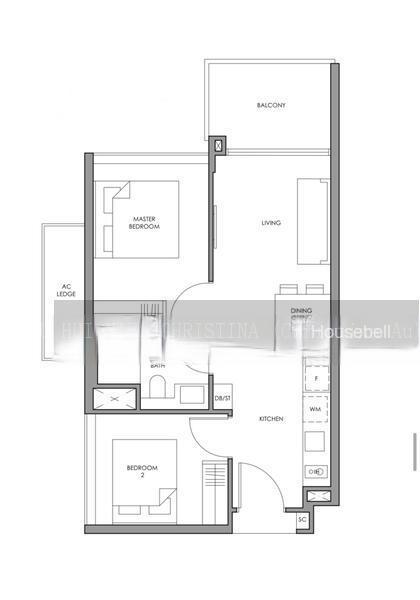 Fourth Avenue Residences, S$ 1,700,000 (可协商价格), 646 sqft, 公寓 - Condominium