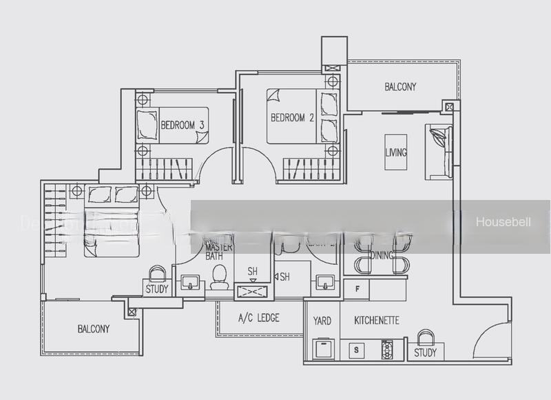 Prestige Heights, S$ 1,480,000, 861 sqft, 公寓 - Apartment