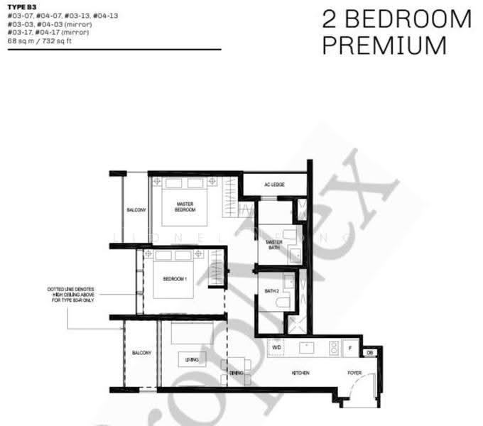 The Essence, S$ 1,228,000 (可协商价格), 732 sqft, 公寓 - Condominium