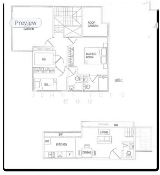 Residences @ Jansen, S$ 1,499,999, 1,066 sqft, 公寓 - Apartment