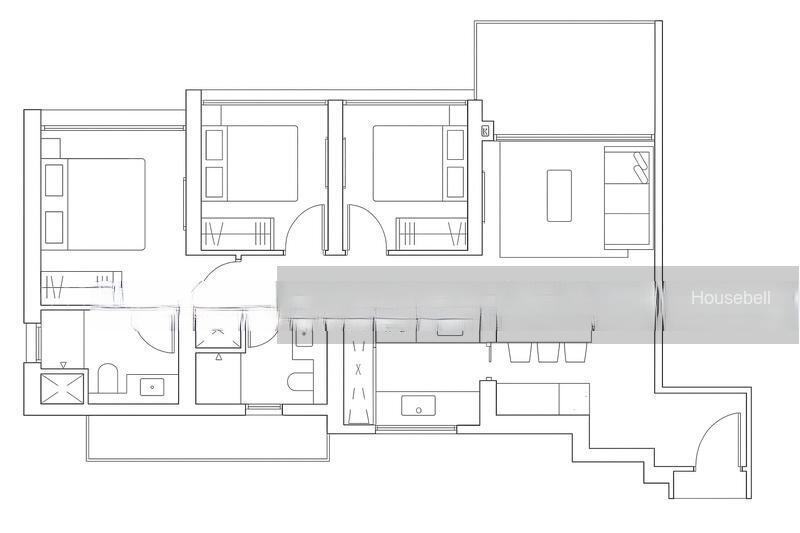Avenue South Residence, S$ 2,580,000 (可协商价格), 948 sqft, 公寓 - Condominium