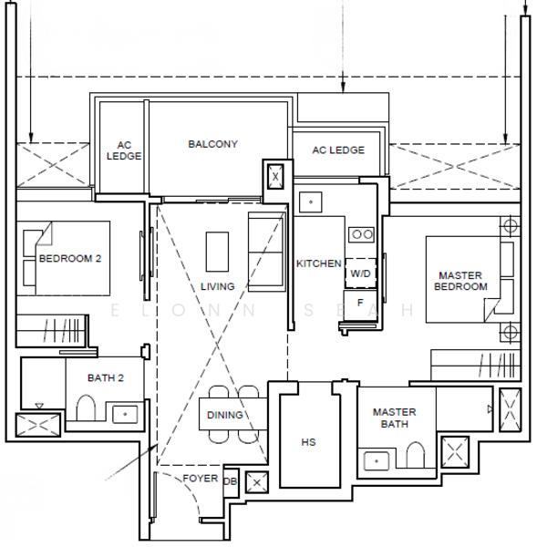 Forett at Bukit Timah, S$ 1,680,000, 732 sqft, 公寓 - Apartment
