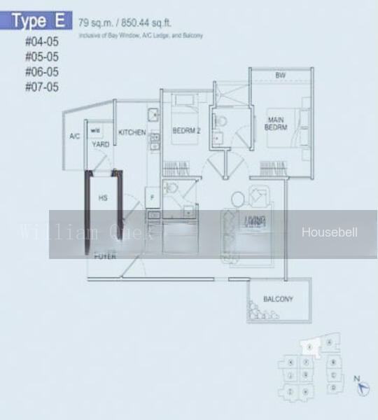 Mackenzie 88, S$ 1,450,000, 850 sqft, 公寓 - Condominium