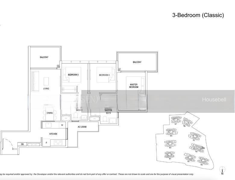The Florence Residences, S$ 2,400,000 (可协商价格), 1,023 sqft, 公寓 - Condominium