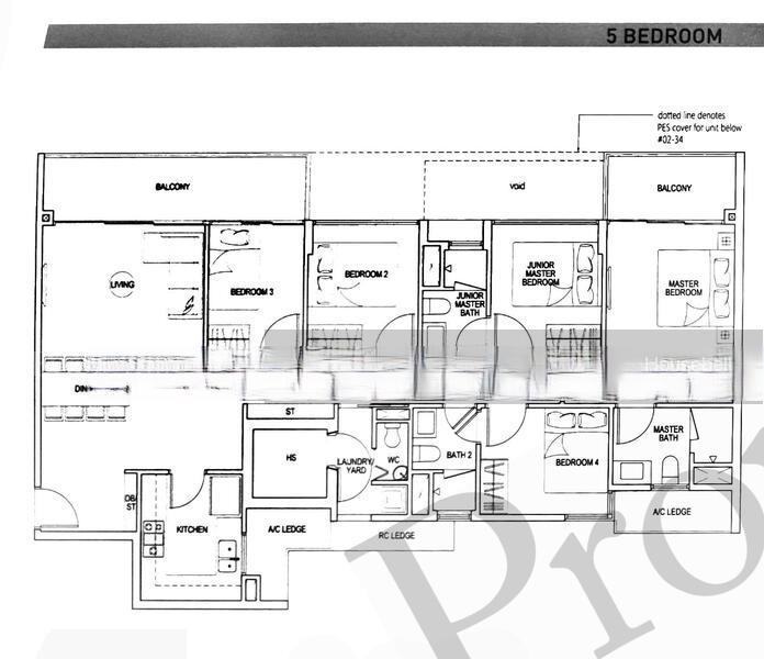 Westwood Residences EC, S$ 2,068,888, 1,475 sqft, 公寓 - Condominium