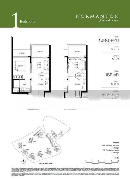 Normanton Park, S$ 928,000 (可协商价格), 495 sqft, 公寓 - Condominium