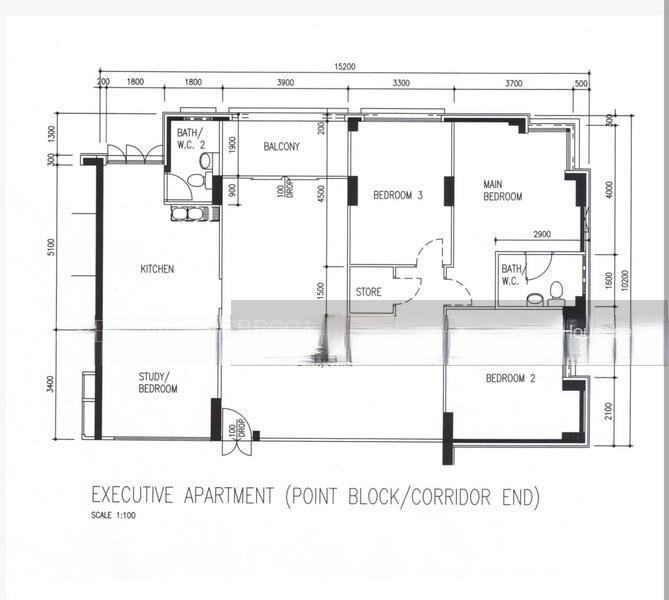 501 Pasir Ris Street 52, S$ 960,000, 1,571 sqft, 组屋 - Executive Apartment