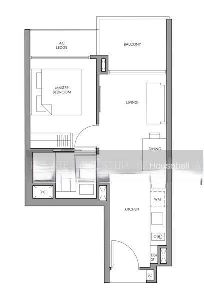 Fourth Avenue Residences, S$ 1,099,998 (可协商价格), 484 sqft, 公寓 - Condominium
