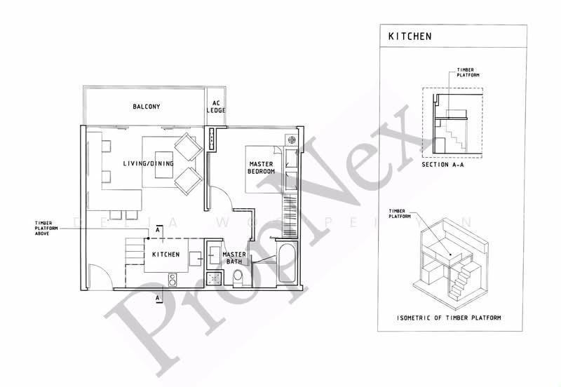 The Tennery, S$ 850,000, 624 sqft, 公寓 - Condominium