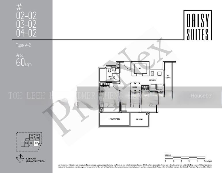Daisy Suites, S$ 1,100,000 (可协商价格), 646 sqft, 公寓 - Apartment