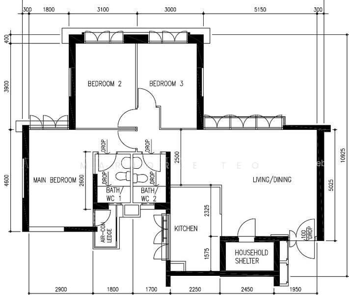 2C Upper Boon Keng Road, S$ 960,000 (可协商价格), 969 sqft, 组屋 - 4 A