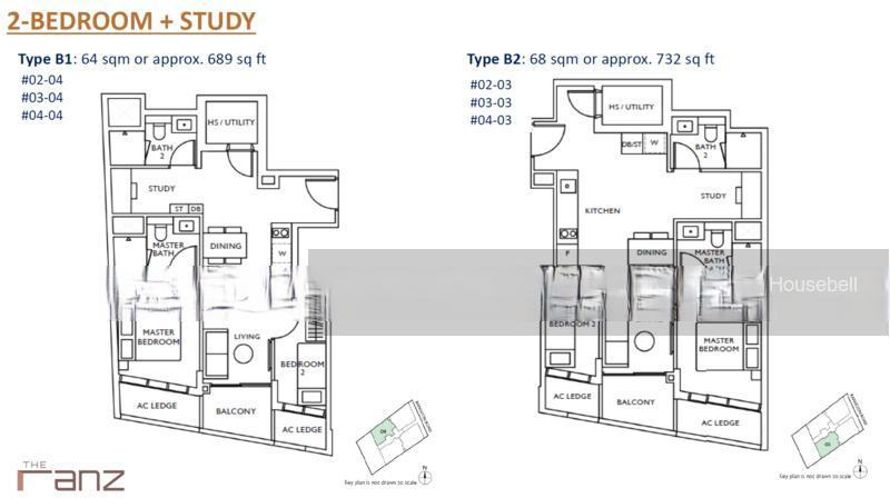 The Ranz, S$ 1,565,000, 689 sqft, Condos - Apartment