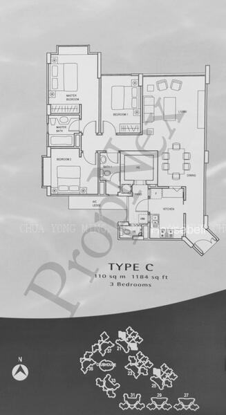 The Eden @ Tampines, S$ 5,000 (可协商价格) /月, 1,184 sqft, 公寓 - Condominium