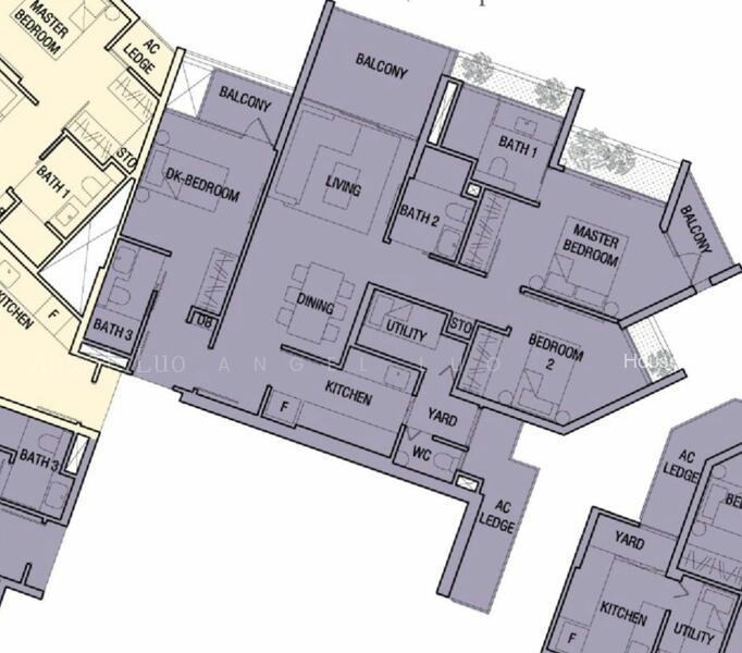The Crest, S$ 2,800,000, 1,195 sqft, 公寓 - Condominium