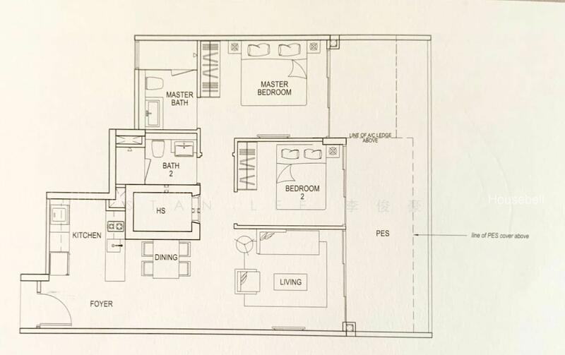 Nin Residence, S$ 1,600,000, 1,012 sqft, 公寓 - Condominium