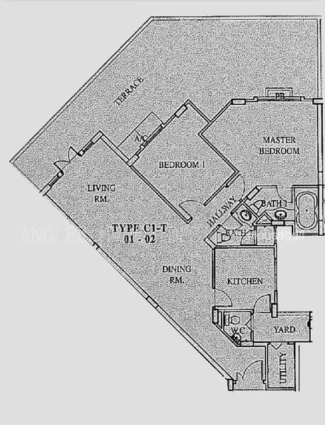 Villa Marina, S$ 2,280,000 (可协商价格), 1,453 sqft, 公寓 - Condominium