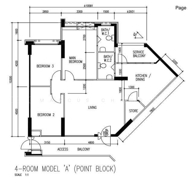 172 Gangsa Road, S$ 710,000 (可协商价格), 1,087 sqft, 组屋 - 4 A