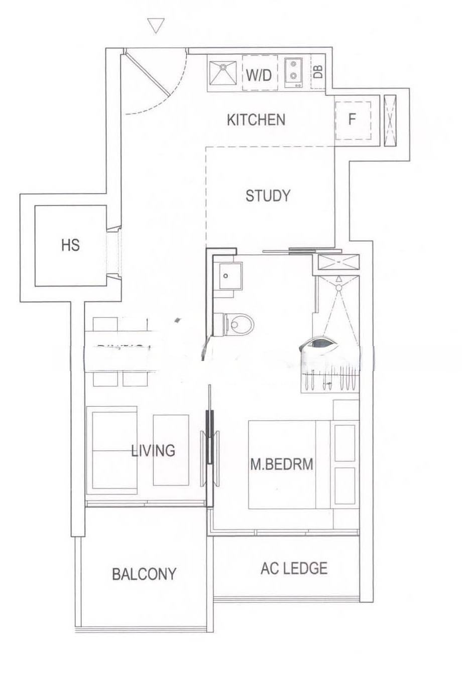 Robinson Suites, S$ 4,000 (可协商价格) /月, 495 sqft, 公寓 - Condominium