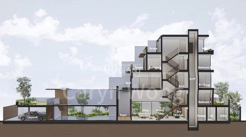 7 Bed Semi-Detached House (Landed) for Sale in  Kembangan Gardens, S$ 8,800,000, 3,499 sqft, 有地 - Semi-Detached House