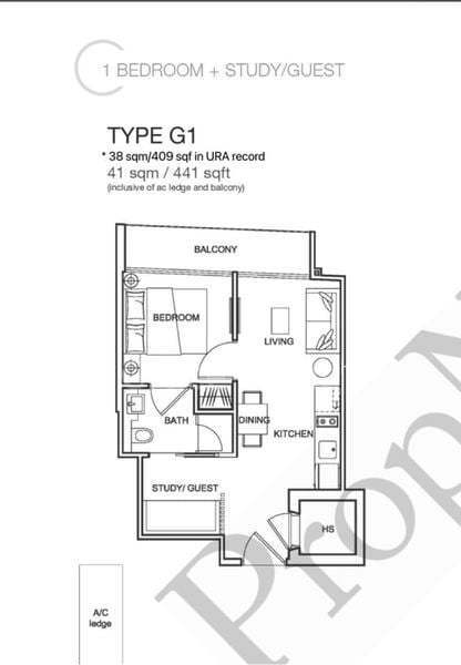 Centra Loft, S$ 750,000, 409 sqft, 公寓 - Condominium