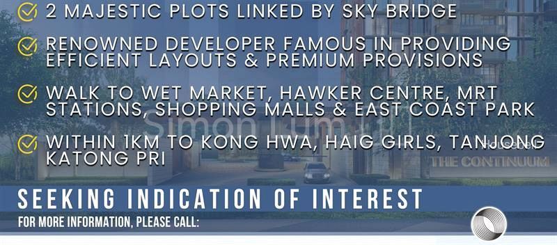 The Continuum, S$ 2,200,000, 872 sqft, 公寓 - Condominium