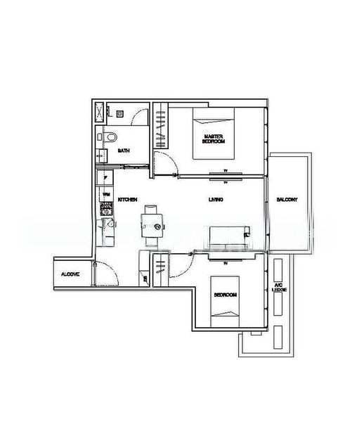 6 Derbyshire, S$ 1,680,000, 732 sqft, 公寓 - Condominium