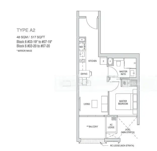 Mayfair Modern, S$ 1,100,000, 517 sqft, Condos - Condominium