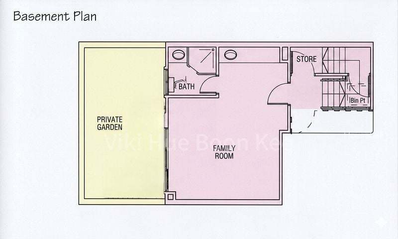 Kew Crescent, S$ 2,800 /月, 2,583 sqft, 有地 - Town House