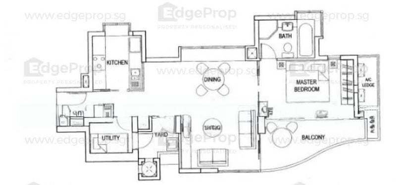 Cote D'Azur, S$ 1,579,999, 840 sqft, Condos - Condominium