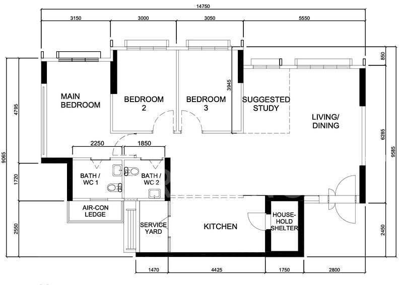 229A Sumang Lane, S$ 905,000, 1,215 sqft, 组屋 - 5 I