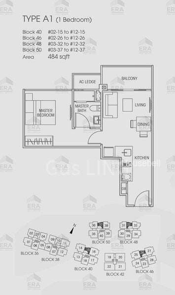 Vacanza @ East, S$ 850,000, 484 sqft, 公寓 - Condominium