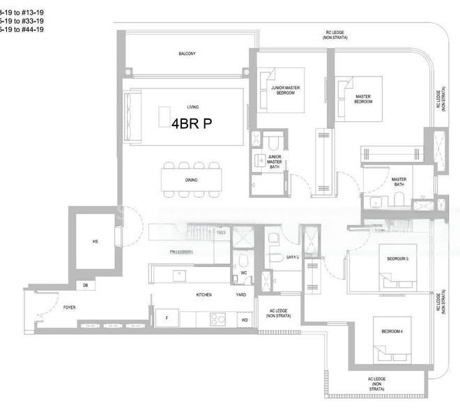 4 Bed Apartment (Condo) for Sale in  Marina Mall, S$ 4,656,203, 1,647 sqft, Condos - Apartment