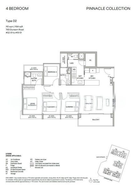 Dunearn House, S$ 3,588,000, 1,184 sqft, 公寓 - Condominium
