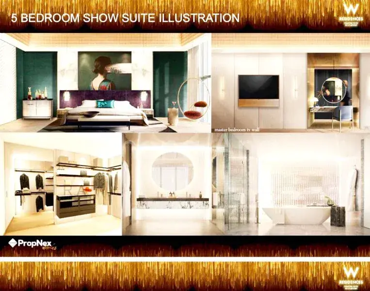 W Residences Marina View - Singapore, S$ 3,868,000, 1,195 sqft, 公寓 - Apartment