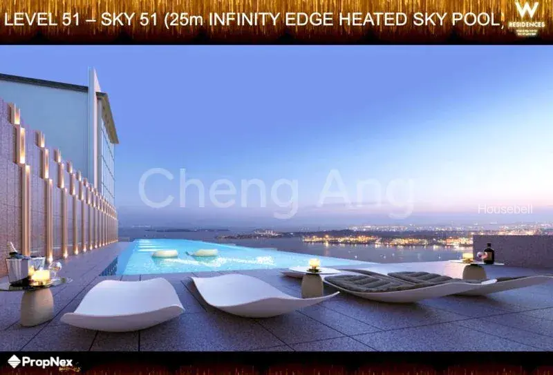 W Residences Marina View - Singapore, S$ 3,868,000, 1,195 sqft, 公寓 - Apartment