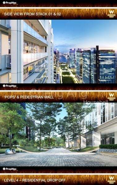 W Residences Marina View - Singapore, S$ 3,868,000, 1,195 sqft, 公寓 - Apartment