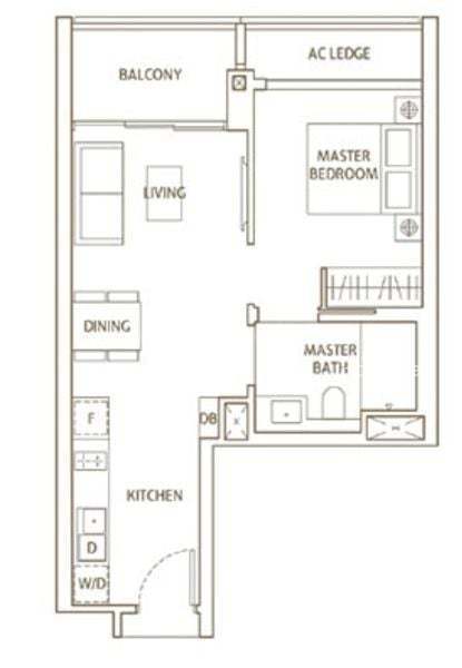 JadeScape, S$ 3,500 /月, 527 sqft, 公寓 - Condominium