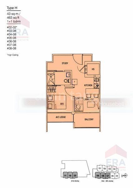 Laurel Tree, S$ 828,000, 463 sqft, 公寓 - Condominium