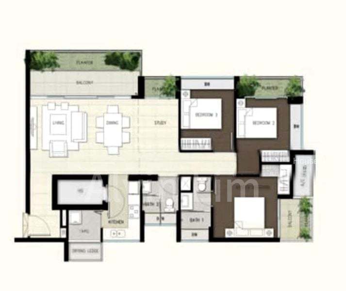 588A Ang Mo Kio Street 52, S$ 4,400 /月, 1,205 sqft, 组屋 - 5 Generic