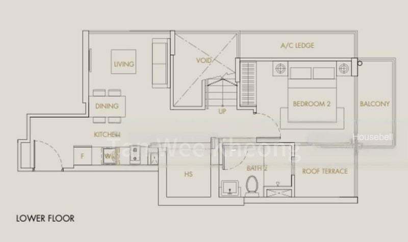 One Robey, S$ 2,000,000, 1,249 sqft, 公寓 - Condominium
