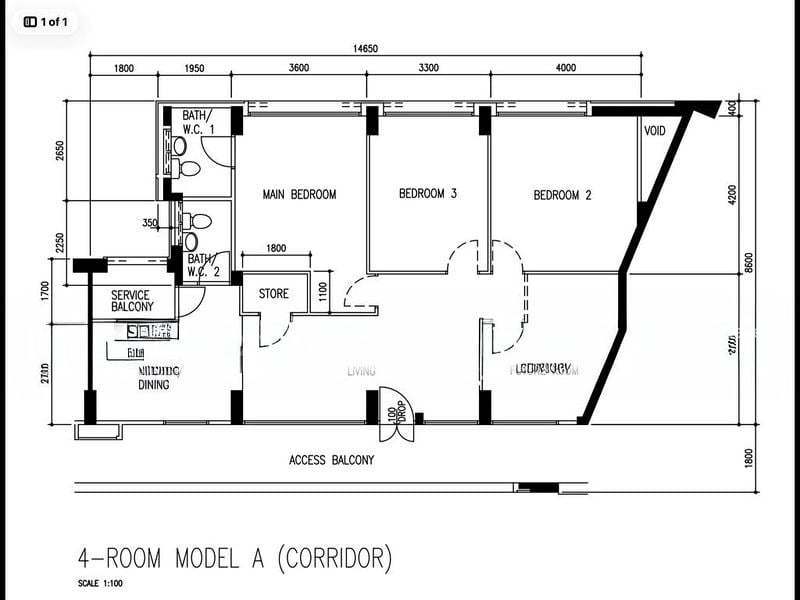 706 Jurong West Street 71, S$ 549,999, 1,194 sqft, 组屋 - 4 A