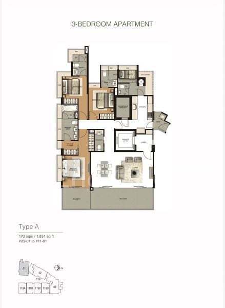 Residences @ Emerald Hill, S$ 4,829,000, 1,851 sqft, 公寓 - Apartment
