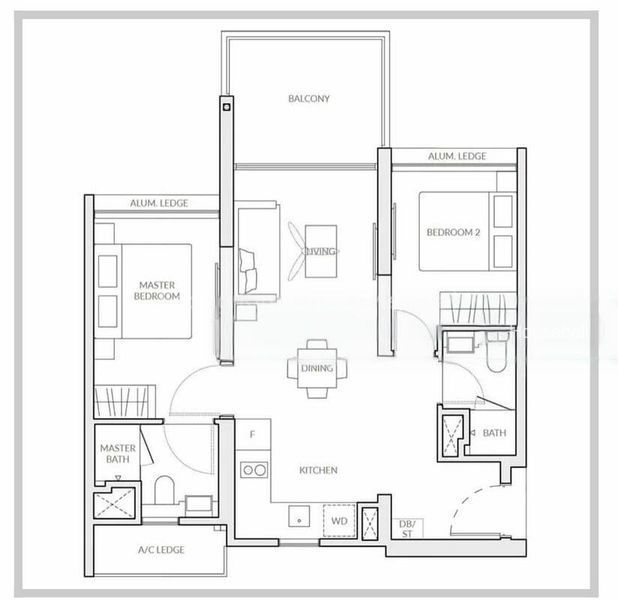The Woodleigh Residences, S$ 1,780,888, 721 sqft, 公寓 - Apartment