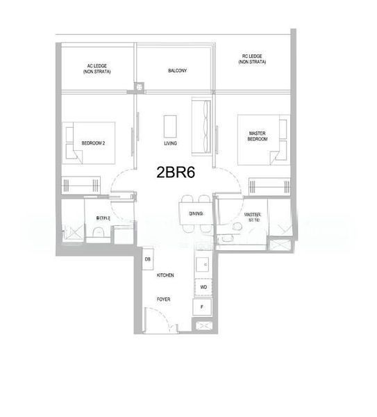 3 Bed Apartment (Condo) for Sale in  Marina Mall, S$ 2,559,300, 904 sqft, 公寓 - Apartment